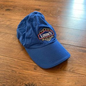 Team Lowe’s Racing Hat Cap Lid NASCAR Blue Adjustable Championship